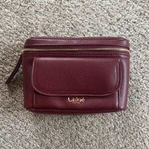 Chloe leather make-up pouch